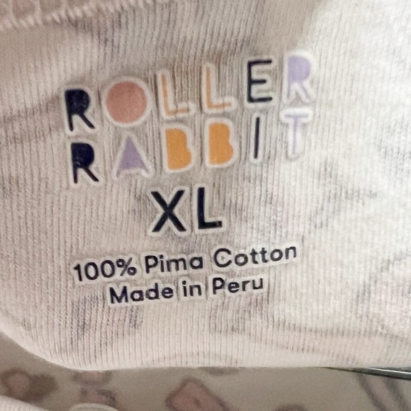 Roller Rabbit Womens Cotton Austin Texas Monkey Long Sleeve Pant Pajamas Size XL - Picture 6 of 6